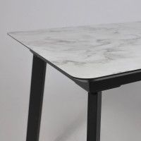 Стол AV 1209 HPL+МДФ 1200 (1600)*800 виктори натуральный/черный купить в Минске