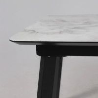 Стол AV 1209 HPL+МДФ 1200 (1600)*800 виктори натуральный/черный купить в Минске