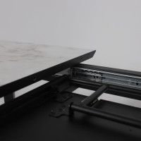 Стол AV 1209 HPL+МДФ 1200 (1600)*800 виктори натуральный/черный купить в Минске