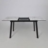 Стол AV 1209 HPL+МДФ 1200 (1600)*800 виктори натуральный/черный купить в Минске