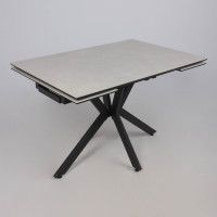 Стол AV 2111 МДФ+керамика 1200 (1800)*800 серый матовый CARMEN LIDHT GREY/черный купить в Минске Стол AV 2111 МДФ+керамика 1200 (1800)*800 серый матовый CARMEN LIDHT GREY/черный купить в Минске