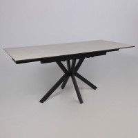 Стол AV 2111 МДФ+керамика 1200 (1800)*800 серый матовый CARMEN LIDHT GREY/черный купить в Минске Стол AV 2111 МДФ+керамика 1200 (1800)*800 серый матовый CARMEN LIDHT GREY/черный купить в Минске