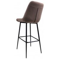 Стул барный Алвест AV 405 коричневый микровелюр 09/черный купить в Минске