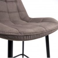 Стул барный Алвест AV 405 коричневый микровелюр 09/черный купить в Минске