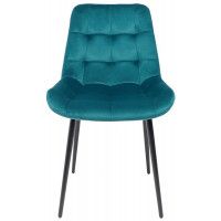 Стул Алвест AV 405 темно-бирюзовый бархат Н-56/черный купить в Минске