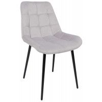 Стул Алвест AV 405 светло-серый бархат Н-09/черный