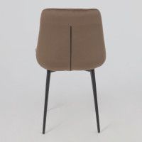 Стул Алвест AV 405 шоколадный бархат Confetti chocolate/черный купить в Минске Стул Алвест AV 405 шоколадный бархат Confetti chocolate/черный купить в Минске