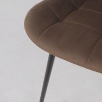 Стул Алвест AV 405 шоколадный бархат Confetti chocolate/черный купить в Минске Стул Алвест AV 405 шоколадный бархат Confetti chocolate/черный купить в Минске