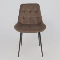 Стул Алвест AV 405 шоколадный бархат Confetti chocolate/черный купить в Минске Стул Алвест AV 405 шоколадный бархат Confetti chocolate/черный купить в Минске