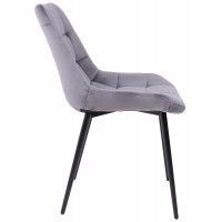 Стул Алвест AV 405 темно-серый бархат H-15/черный купить в Минске