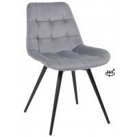 Стул поворотный Алвест AV 405 темно-серый бархат H-15/черный