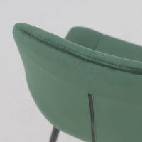 Стул Алвест AV 405 зеленый бархат Confetti deep forest/черный купить в Минске