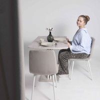 Стул Алвест AV 406-N бежевый бархат Confetti smoke/белый купить в Минске Стул Алвест AV 406-N бежевый бархат Confetti smoke/белый купить в Минске