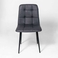 Стул Алвест AV 406-N графитовая замша Kiprus 13/черный купить в Минске