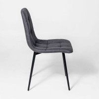 Стул Алвест AV 406-N графитовая замша Kiprus 13/черный купить в Минске