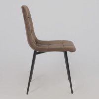 Стул Алвест AV 406-N шоколадный бархат Confetti chocolate/черный купить в Минске