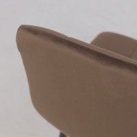 Стул Алвест AV 406-N шоколадный бархат Confetti chocolate/черный купить в Минске