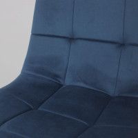 Стул Алвест AV 406-N синий бархат Confetti deep ocean/черный купить в Минске