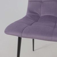 Стул Алвест AV 406-N сливовый бархат Confetti plum/черный купить в Минске