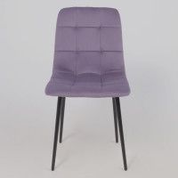 Стул Алвест AV 406-N сливовый бархат Confetti plum/черный купить в Минске