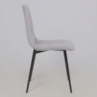 Стул Алвест AV 406-N светло-серый бархат H-09/черный купить в Минске