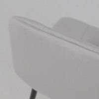 Стул Алвест AV 406-N светло-серый бархат H-09/черный купить в Минске