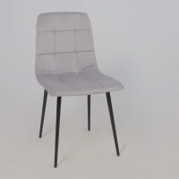 Стул Алвест AV 406-N светло-серый бархат H-09/черный купить в Минске