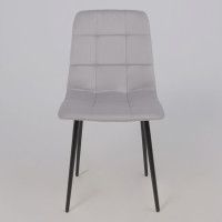 Стул Алвест AV 406-N светло-серый бархат H-09/черный купить в Минске