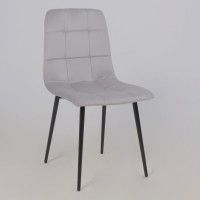 Стул Алвест AV 406-N светло-серый бархат H-09/черный купить в Минске