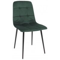 Стул Алвест AV 406-N зеленый бархат Confetti deep forest/черный