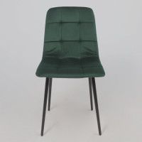 Стул Алвест AV 406-N зеленый бархат Confetti deep forest/черный купить в Минске
