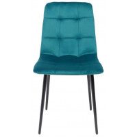 Стул Алвест AV 406 темно-бирюзовый бархат H-56/черный купить в Минске