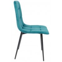 Стул Алвест AV 406 темно-бирюзовый бархат H-56/черный купить в Минске