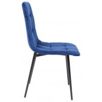 Стул Алвест AV 406 темно-синий бархат H-60/черный купить в Минске Стул Алвест AV 406 темно-синий бархат H-60/черный купить в Минске