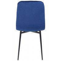 Стул Алвест AV 406 темно-синий бархат H-60/черный купить в Минске Стул Алвест AV 406 темно-синий бархат H-60/черный купить в Минске