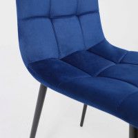 Стул Алвест AV 406 темно-синий бархат H-60/черный купить в Минске Стул Алвест AV 406 темно-синий бархат H-60/черный купить в Минске
