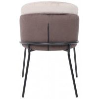 Стул Алвест AV 418 темно-коричневый бархат H-74 + светло-коричневый H-61/черный купить в Минске