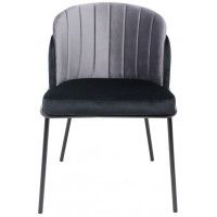 Стул Алвест AV 418 черный бархат H-75 + темно-серый H-15/черный купить в Минске Стул Алвест AV 418 черный бархат H-75 + темно-серый H-15/черный купить в Минске