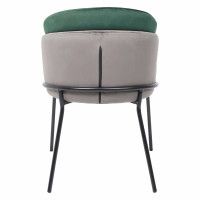 Стул Алвест AV 418 графитовый бархат H-18 + изумрудный H-30/черный купить в Минске