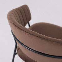 Стул Алвест AV 433 шоколадный бархат Confetti chocolate/черный купить в Минске Стул Алвест AV 433 шоколадный бархат Confetti chocolate/черный купить в Минске