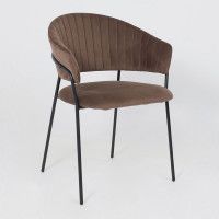 Стул Алвест AV 433 шоколадный бархат Confetti chocolate/черный купить в Минске Стул Алвест AV 433 шоколадный бархат Confetti chocolate/черный купить в Минске