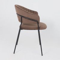 Стул Алвест AV 433 шоколадный бархат Confetti chocolate/черный купить в Минске Стул Алвест AV 433 шоколадный бархат Confetti chocolate/черный купить в Минске