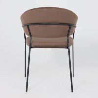 Стул Алвест AV 433 шоколадный бархат Confetti chocolate/черный купить в Минске Стул Алвест AV 433 шоколадный бархат Confetti chocolate/черный купить в Минске
