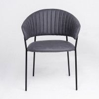 Стул Алвест AV 433 графитовая замша Kiprus 13/черный купить в Минске