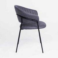Стул Алвест AV 433 графитовая замша Kiprus 13/черный купить в Минске