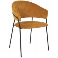 Стул Алвест AV 433 карри бархат Confetti chai tea/черный