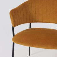 Стул Алвест AV 433 карри бархат Confetti chai tea/черный купить в Минске