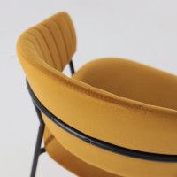 Стул Алвест AV 433 карри бархат Confetti chai tea/черный купить в Минске