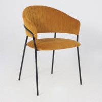 Стул Алвест AV 433 карри бархат Confetti chai tea/черный купить в Минске