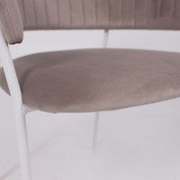 Стул Алвест AV 433 светло-коричневый бархат H-61/белый купить в Минске